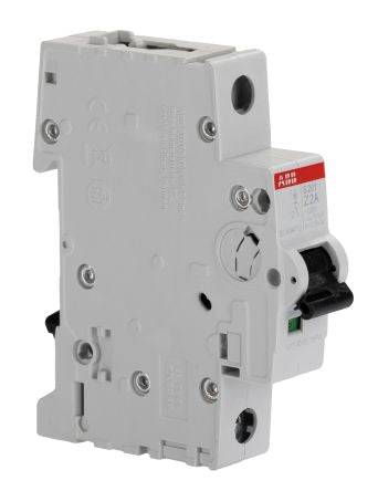 ABB ComPact Home SH200 Miniature Circuit Breaker, 3-Pole, 6A, Type B, 440V ac AC, 6 kA Breaking Capacity