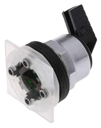 Schneider Electric Harmony Series 2 Position Selector Switch Head, 30 mm Cutout, Black Handle