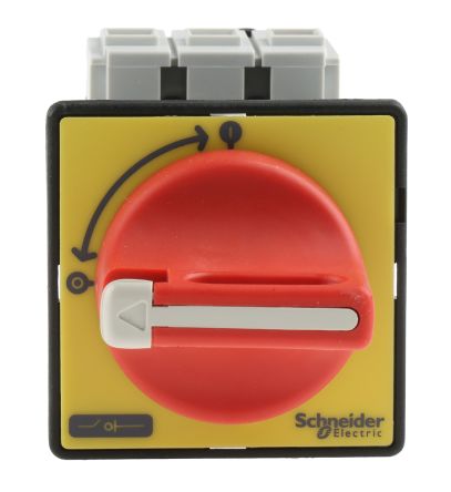 Schneider Electric 3-Pole Panel Mount Isolator Switch -, IP20, IP65, 11A, 11 kW