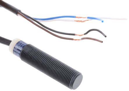 Telemecanique Sensors XS4P12KP340 Threaded Barrel Inductive Proximity Sensor, M12 x 1 PNP/NPN XS 36V ac 4 mm 36 V dc