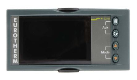 Eurotherm 32h8i Panel PID Temperature Controller, 2 Output 0 to 20 mA, Logic, Relay, Triac 264V ac On-Off, PID, VP