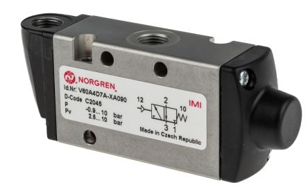 Norgren Pneumatic Solenoid Valve - Pilot/Spring G V60  Series