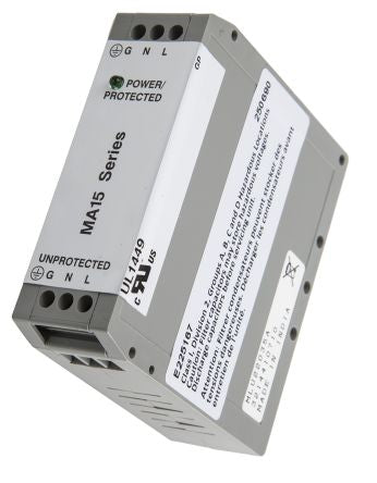 Eaton, CROUSE-HINDS Surge Suppressor Unit 120V ac Maximum Voltage Rating 18 kA Maximum Surge Current Mains Surge