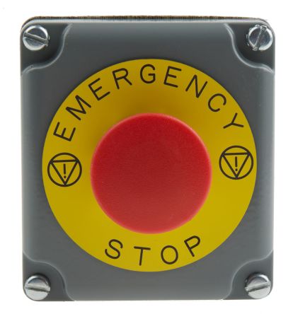 Schneider Electric Harmony 9001K Series Pull Release Emergency Stop Push Button, Surface Mount, 1 NC, IP66