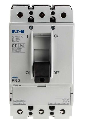 Eaton, PN2 Molded Case Circuit Breaker 3-Pole 250A, Breaking Capacity 5.5 kA, Fixed