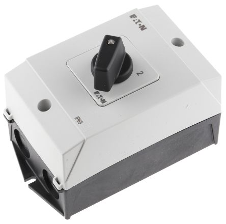 Eaton 1-Pole Surface Isolator Switch -, IP65, 20A, 6.5 kW