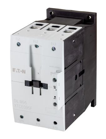 Eaton DILM Contactor, 230V ac Coil, 3-Pole, 95 A, 45 kW 230V ac, 3 NO, 400V ac