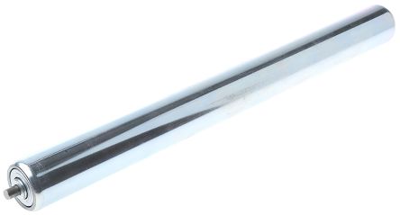 Bosch Rexroth Galvanised Steel Round Conveyor Roller Conveyor Roller 40 mm Dia. x 425 mm L, Galvanised Steel 500 N, 8 mm