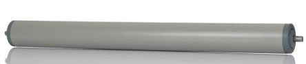 Bosch Rexroth Plastic Round Conveyor Roller Conveyor Roller 40 mm Dia. x 425 mm L, Galvanised Steel 150 N, 8 mm Spindle,