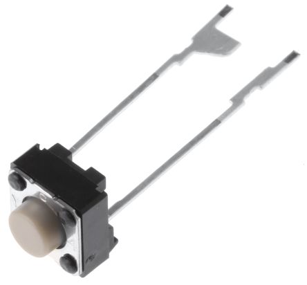 Omron IP00 Tactile Switch Plunger, 1.6 mm, SPST 50mA, 500 V ac 24 V dc, Through Hole