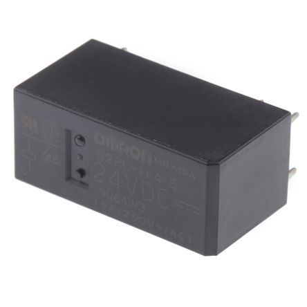 Omron PCB Power Relay, 24V dc Coil, 16A Switching Current, SPST