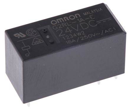 Omron PCB Power Relay, 24V dc Coil, 16A Switching Current, SPST