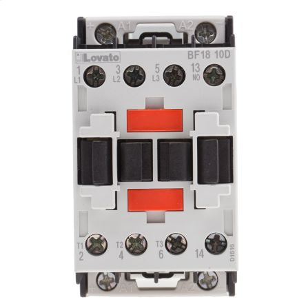 Lovato BF Contactor, 24V dc Coil, 3-Pole, 7.5 kW 24V dc, 3 NO, 440V ac