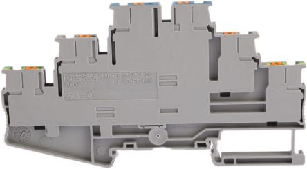 Phoenix Contact 3210538 PT 2.5-PE/L/N Series Multi Level Terminal Block Grey, 0.14mm², 4 mm², 3-Level, Push-in