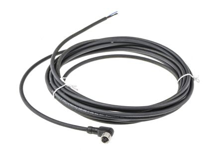 Telemecanique Sensors Female 3 way Right Angle to Unterminated 3 way Free End Sensor Actuator Cable, 5 m