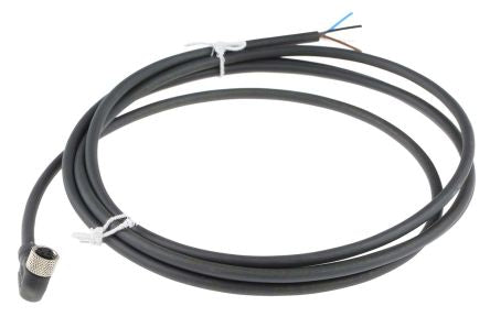 Telemecanique Sensors Female 4 way Right Angle to Unterminated 3 way Free End Sensor Actuator Cable, 2 m