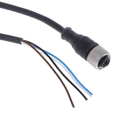 Telemecanique Sensors Female 4 way Straight to Unterminated Free End Sensor Actuator Cable, 10 m