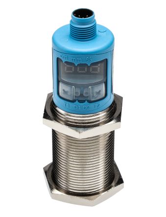 SICK UM30-212111 Threaded Barrel Ultrasonic Proximity Sensor UM, M30 x 1.5 600 mm 200mA PNP 3V 30 V dc