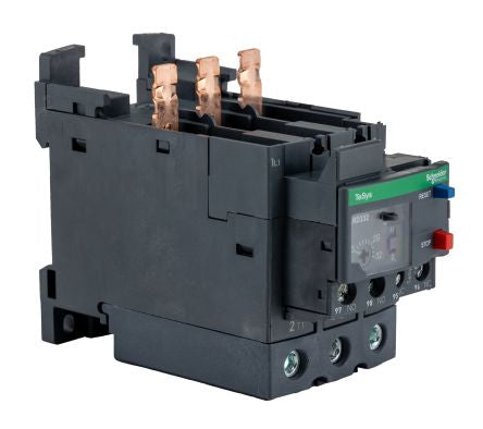 Schneider Electric, LRD Thermal Overload Relay 1 NO/1 NC, 23A, 32 A F.L.C, 32A Contact Rating, 22 kW 3