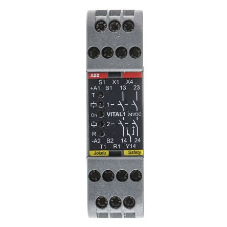ABB Vital, 24V dc Safety Relay, 2 Safety Contacts