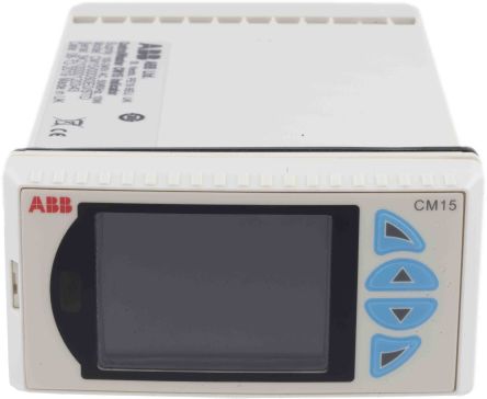 ABB CM15 Panel Mount Process Indicator 2 Input, 2 Output Relay, Analogue 264V ac On-Off