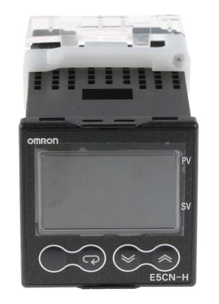 Omron E5CN-H Panel Mount PID Temperature Controller 2 Input, 2 Output Solid State Relay, SSR, Logic 240V ac PID, 2-PID