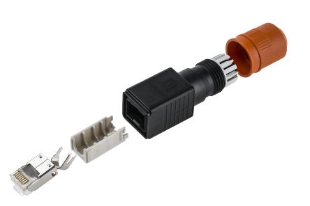 Weidmüller 1987236 Series RJ45 Connector Male Shielded Straight 1 Port