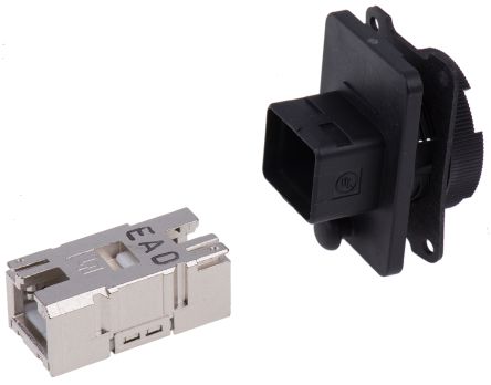 Weidmüller IE-BS-V04P-RJ45-C Series RJ45 STP Coupler