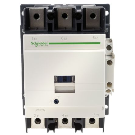 Schneider Electric LC1D Contactor, 48V ac Coil, 3-Pole, 30 kW 48V ac, 3 NO, 1kV ac