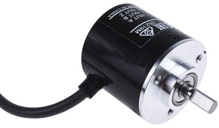 Omron E6B2 Series Incremental Incremental Encoder 24V dc, 1000 ppr ppr, NPN Open Collector Signal, Solid Type, 6 mm