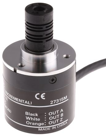 Omron E6B2 Series Incremental Incremental Encoder 24V dc, 360 ppr ppr, NPN Open Collector Signal, Solid Type, 6 mm Shaft