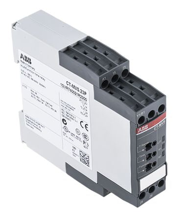 ABB S range Series DIN Rail Timer Relay, 2-Contact, 24 to 240 V ac/dc 440V ac, 0.05 s to 300h, Multifunction-Function,