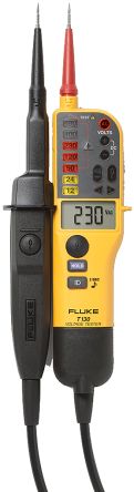 Fluke T130, LCD Voltage Tester, 690V ac/dc Continuity Check, Battery Powered CAT IV, CAT III, FLUKE T130