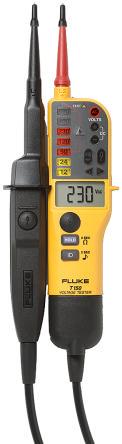 Fluke T150, LCD Voltage Tester, 690V ac/dc Continuity Check, Battery Powered CAT III, CAT IV, FLUKE T150