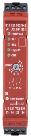 Allen Bradley, 24V dc Safety Relay, 2 Safety Contacts, 1