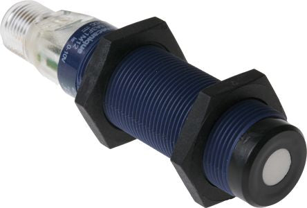 Telemecanique Sensors XX918A3F1M12 Threaded Barrel Ultrasonic Proximity Sensor XX, M18 8 m 40mA 0/10 V 24V 24 V dc