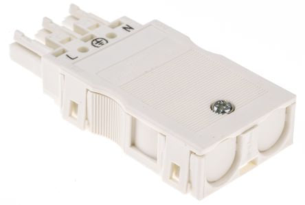 WAGO 770 Series Snap-in Distribution Block Female Clamp, 3-Pole, 25A, 6-Way