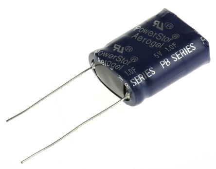 Eaton 1 F Supercapacitor -20 to 80 % Tolerance, Supercap PB 5V dc, Through Hole