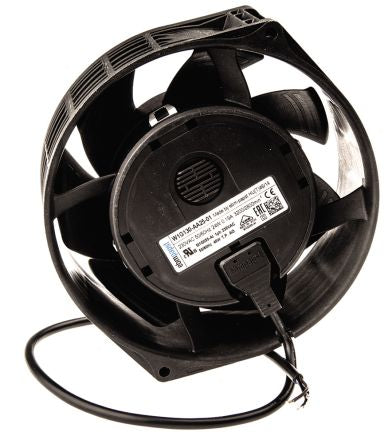ebm-papst W1G130 Series Axial Fan, 230V ac, 370 m³/h, 25 W, 190 mA Max, IP54 172 mm, 172mm, 57 mm