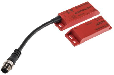 Telemecanique Sensors XCS-DMP Series Magnetic Non-Contact Safety Switch, Plastic Housing, 100V dc, 2 NO, M12