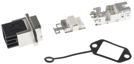 Weidmüller IE Series 1 Port RJ45 360° Shielded Coupler