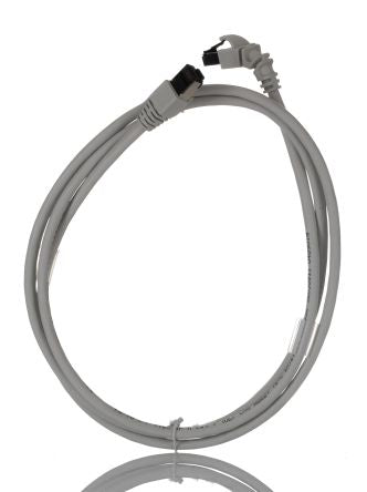 Weidmüller IE, 1.5 m Cat6 Ethernet Cable, Grey, Shielded Screened Low Smoke Zero Halogen Sheath