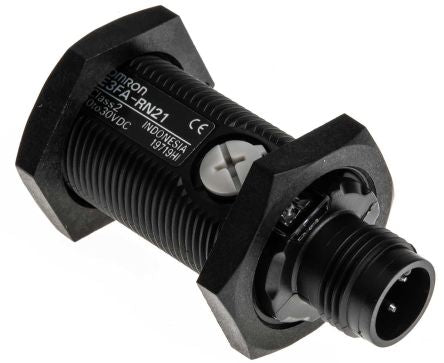 Omron Retroreflective Photoelectric Sensor, Cylindrical Sensor