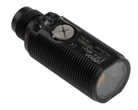 Omron Retroreflective Photoelectric Sensor, Cylindrical Sensor