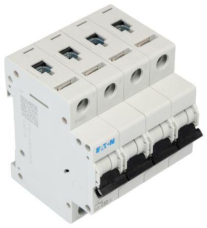 Eaton xEffect FAZ6 Miniature Circuit Breaker, 4-Pole, 32A, Type C, 400V ac AC, 6 kA Breaking Capacity