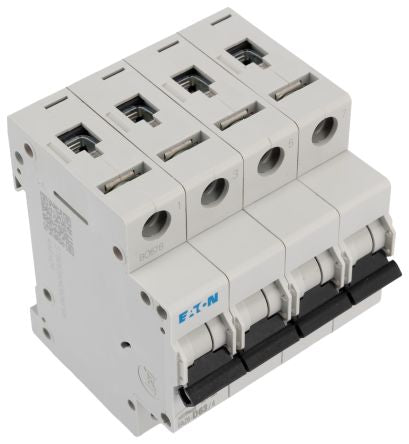 Eaton xEffect xEffect Miniature Circuit Breaker, 4-Pole, 63A, Type D, 400V ac AC, 6 kA Breaking Capacity