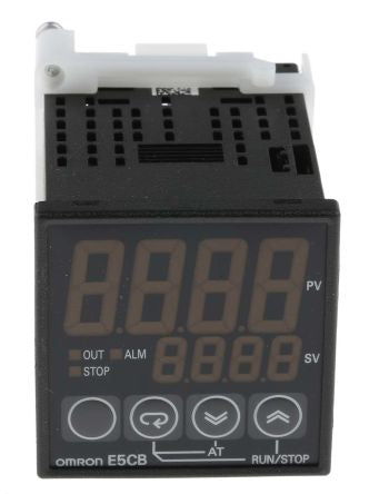 Omron E5CB Panel Mount PID Temperature Controller 1 Input, 1 Output Relay, Voltage 240V ac On-Off