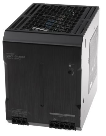 Omron S8VK-G Switched Mode DIN Rail Power Supply 350 V dc, 240V ac AC/DC Input 48V dc, 10 A Output DC 480 W