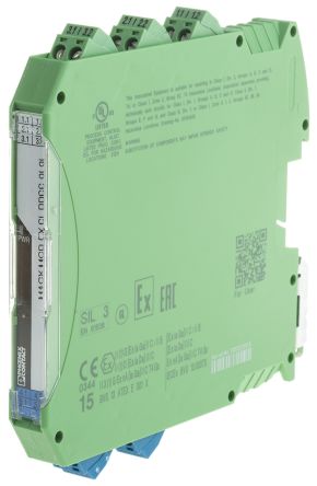 Phoenix Contact 2 Channel Galvanic Barrier, Analogue, ATEX