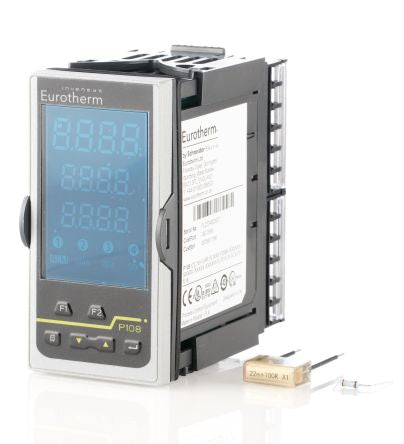 Eurotherm Piccolo P108 Panel PID Temperature Controller, 3 Output Relay 230V ac On-Off